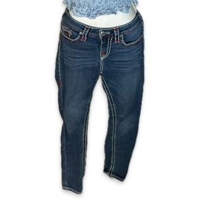 True Religion Dark Blue Jeans with Design